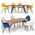 Elevate Your Conference: Organic Solvay Table & Chairs 3D model small image 5