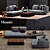 Elegant and Modern Minotti Sofa 3D model small image 1