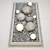 Floral Gemstone White Pebble 3D model small image 1