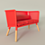 Modern Style Chair2 3D model small image 1