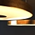 Sleek Metal Modern Ceiling Light 3D model small image 3