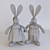 Adorable Tilda Rabbit Toys 3D model small image 2