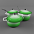 Elegant Restaurant Soup Tureen 3D model small image 1