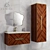 Modern Bathroom Furniture Caprigo Maestro 3D model small image 2
