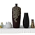 Elegant Set of Vases - Includes Tablecloth 3D model small image 1