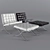 Classic Barcelona Chair - Iconic Design 3D model small image 2