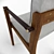 Luxury Capo Chair - Elevate Your Décor. 3D model small image 2