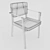 Luxury Capo Chair - Elevate Your Décor. 3D model small image 3