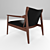 Sleek Comfort: Single Chair 3D model small image 2