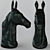  Majestic Horse Head Sculpture 3D model small image 1