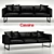 Elegant Otto Sofa by Cassina 3D model small image 3