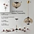 Elegant KOLARZ Tintoretto Lamp Set 3D model small image 1