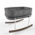 Modern Rocking Cradle by Monte Rockwell 3D model small image 1