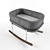 Modern Rocking Cradle by Monte Rockwell 3D model small image 2