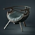Stylish Branca Chair 3D model small image 1