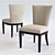 Clayton Armchair & Winnetka Table Set 3D model small image 3