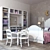 Pottery Barn Kids Bedroom Set 3D model small image 3