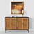 Holbrook Shutter Sideboard: Stylish Acacia Wood Storage 3D model small image 1