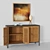 Holbrook Shutter Sideboard: Stylish Acacia Wood Storage 3D model small image 2