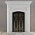 Classic English Entrance Door 3D model small image 1