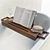 Bath Book Stand: Decorative Shelf 3D model small image 1