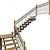 Forged Patina Staircase - Premium Design 3D model small image 2