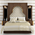 Elegant Andalusian Bed 3D model small image 1