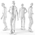 Realistic Male Mannequin 3D model small image 3
