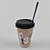 Eco-Friendly Coffee Cup 3D model small image 2