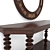 Lexington Mossel Bay Console Table + 2 Mirrors 3D model small image 2