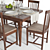 Sleek Scavolini Armony Dining Set 3D model small image 3