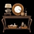 Elegant Decor Set: Console with Shelf 3D model small image 1