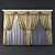 Large Window Curtain: Elegant and Functional 3D model small image 1