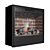 3D Helios RealFlame Electric Fireplace 3D model small image 1