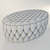 Luxurious Buttoned Oval Ottoman 3D model small image 3