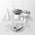 Sleek Dining Set: Table & Chairs 3D model small image 3