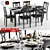 Elegant Scavolini Baccarat Set 3D model small image 1