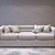 Elegant Melrose Sofa by Wearstler 3D model small image 2