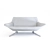 Title: Metropolitan Aluminum Leg Sofa 3D model small image 2