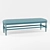 Customizable Fabric Bench: 1380.55 x 415.83 x 433.12 3D model small image 2