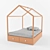 Kids' Dream House Bed 3D model small image 1