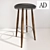 Modern Bar Stool - CH56/58 3D model small image 2