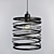 Modern Loft Chandelier 3D model small image 1