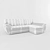 Duglas Real-Size Sofa 3D model small image 3