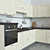 Modern Scavolini Colony Kitchen: L & I Types 3D model small image 3