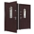 Flora Metal Door: Premium Quality and Design 3D model small image 3