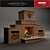 Elegant Grand Fireplace: Corona Render 3D model small image 1