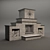 Elegant Grand Fireplace: Corona Render 3D model small image 2