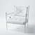 Rider Lounge Chair: Sleek & Stylish 3D model small image 3