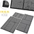 Modern Door Mats | IKEA KÖGE | Multiple Sizes & Styles 3D model small image 1